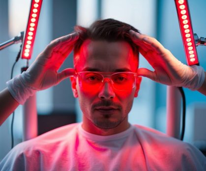 Redlight Therapy after hair transplant